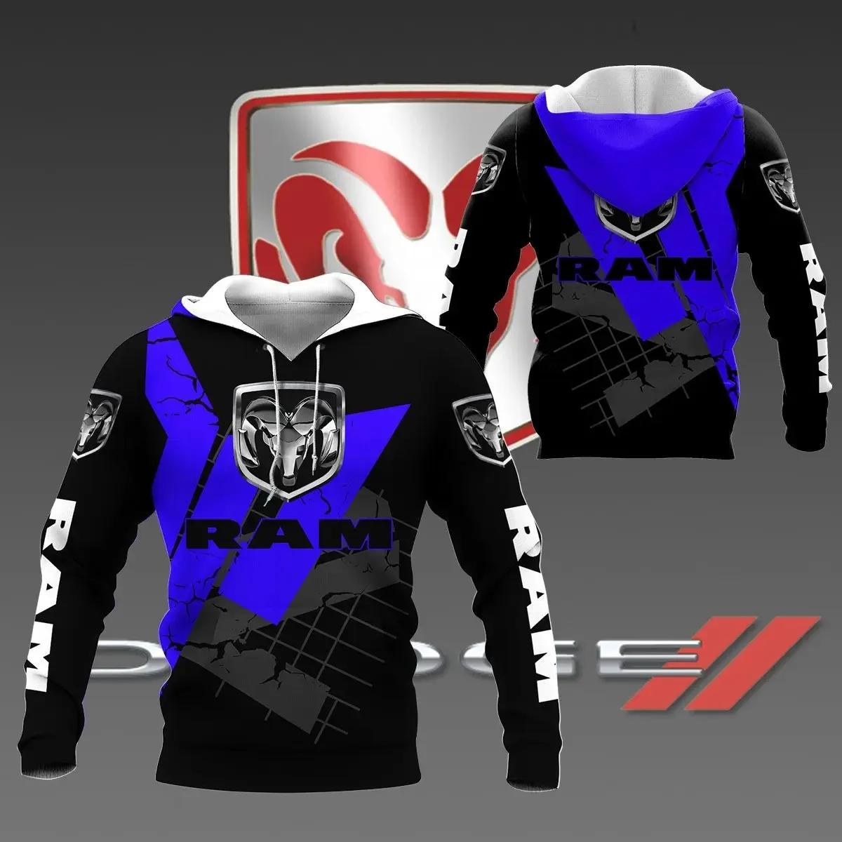 

2024 Весна и Осень Спортивная Персональная Уличная Мужская и Женская Гоночная Куртка 3D Мотоцикл Dodge Challenger Толстовка С Капюшоном Пуловер 2XL