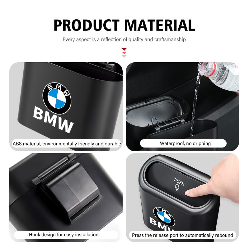 Universal Car Trash Can Storage Multifunctional Garbage Case For BMW M 1 3 4 5 6 7 Series M3 M6 F01 F02E34 E36 E70 F10 X6 X1