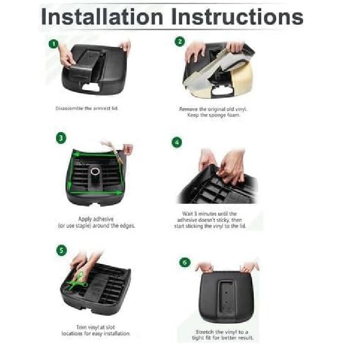 

Center Console Armrest lid Cover Tan For Chevy Suburban GMC Sierra Tahoe Silverado 2007-2014, SLDARM06 Replacement Front Center Console Cover