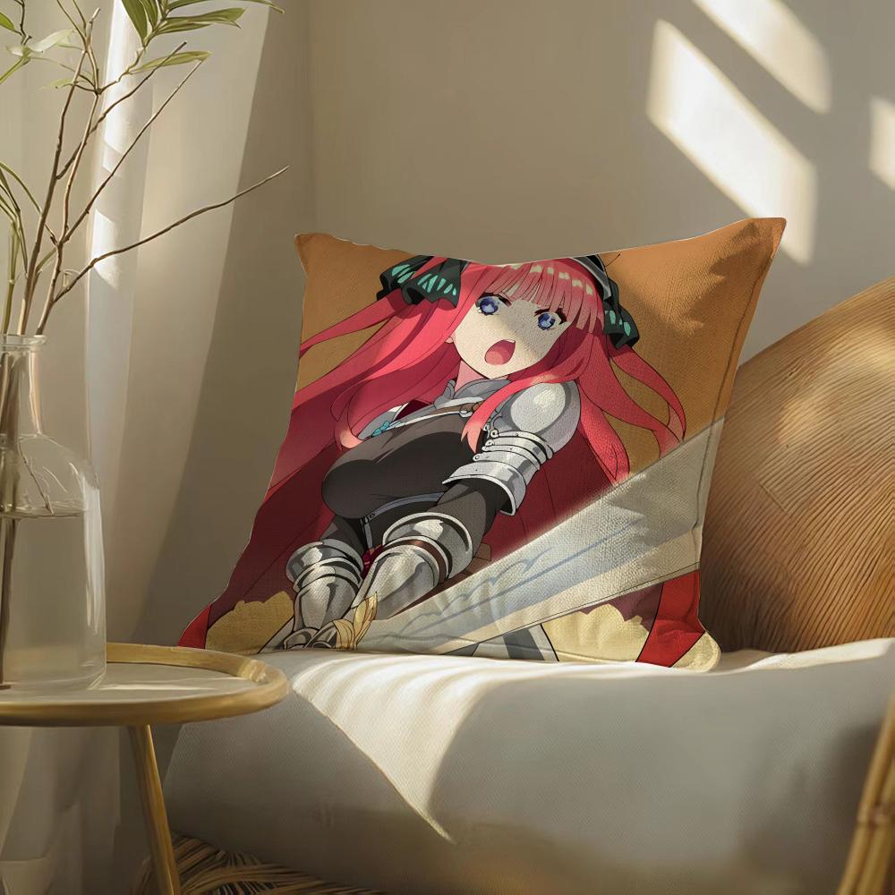 Animegirlninonakano Kissenbezug Kissenbezug, Zweiseitig Bedruckt, Sofakissen, Schlafzimmer Kopfteil
