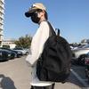 Simple Nylon Backpack for Students Large Capacity School Bag for High School College