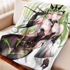 Cartoon Honkai Impact 3rd Mobius Flannel Blanket Cover Warmth Soft Anime Blanket Multifunctional Decor Home Universal Blankets