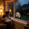 Halloween Prank Props Creepy Window Mask, Realistic Scare Prop for Glass Party Decoration Surfaces, Scary Face Hanging Spooky Haunted House