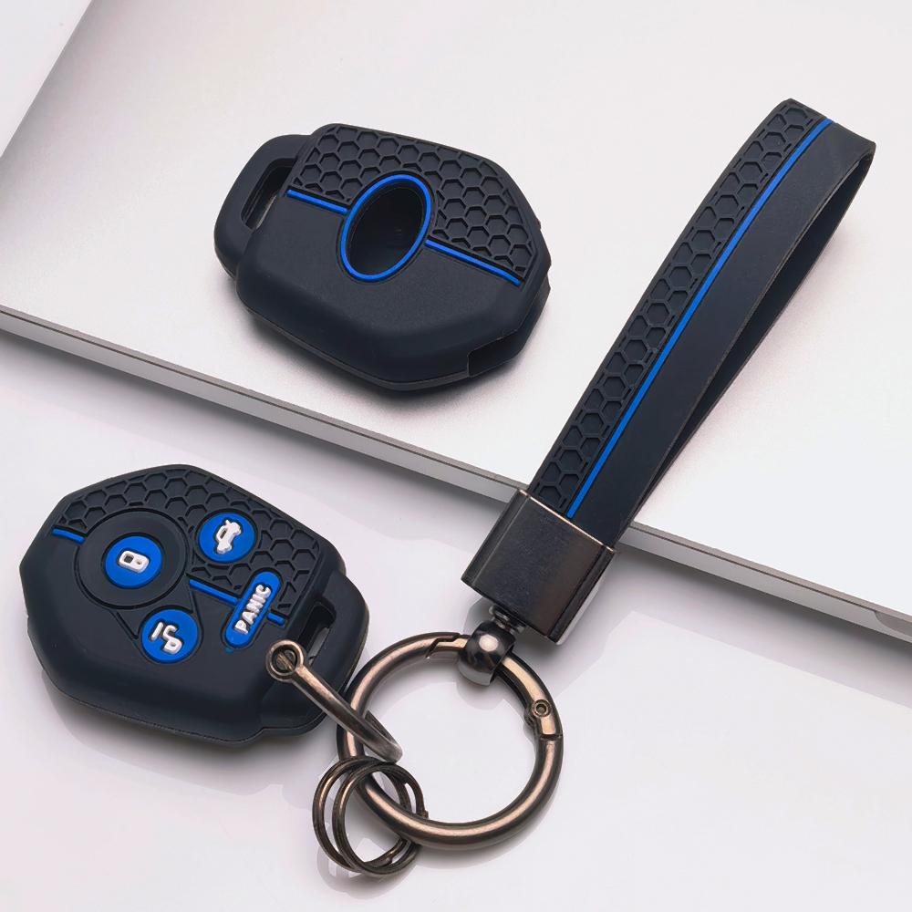 Key Shell Cover for Subaru Forester Impreza WRX STI Legacy Outback BRZ XV Head Anti-Scratch Surface Shockproof Structure Soft Grip Texture