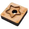 Star Leather Cutting Die Wooden Base Incisive Steel Blade Multifunctional Leather Die Cutter for Crafts Decors