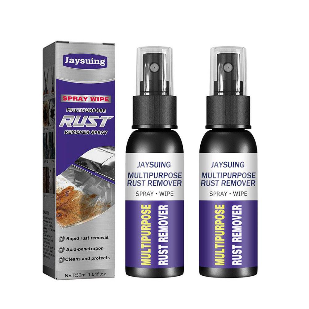 2bottle Rust Remover Derusting Spray Car Anti-Rust Multi-Purpose Motorcycle Metal Spray Derusting Car Parts Remover Mainten E0J0