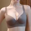 Seamless Bra Women's Lace-holding Underwear Gathering Bra Large-sized Thin Bra Push Up Bra