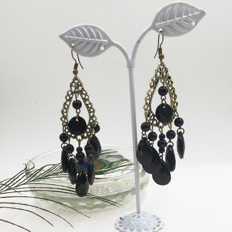 Bohemian Vintage Tassel Earrings Fashion Women's Earrings The Best Gateway To Square Studs