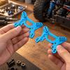 2 Pieces RC Car Shock Mount with Open-Frame Design Alloy Shock-Mounting Bracket