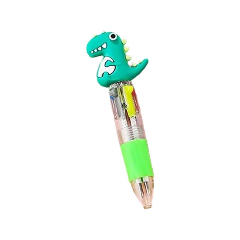 

Multicolored Pen Cartoon Ballpoint Pen 4 Color-in-1 Writing Pen Write Smoothly for Student Adult Writing Journaling