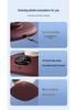 Eslite 6" USB Desk Fan with Auto Oscillation, LED Display, Rechargeable, Strong Wind