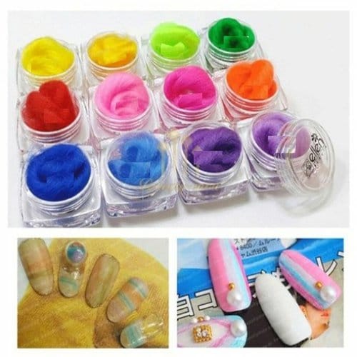 

Nail Wool Art Velvet Cotton B12 Types (WD61F4D)