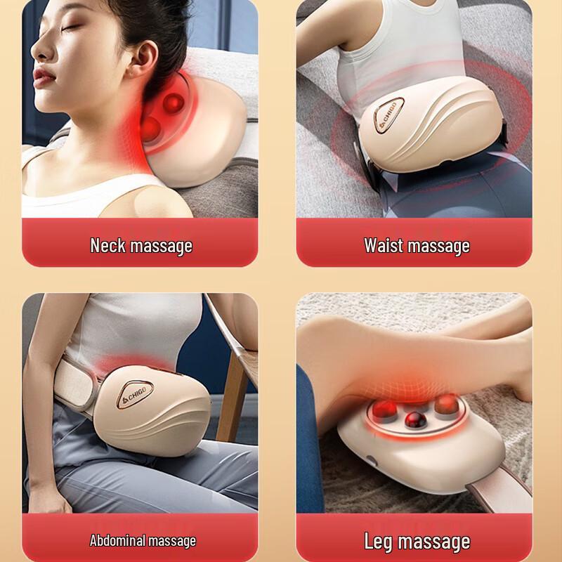 Zhidao Heated Bianstone Abdominal Massager Belt CN plug (adapter included)