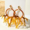 Bohemian Coral Pendant Earring Exaggerated Turquoise Earrings Gifts Womens Trendy Jewelry
