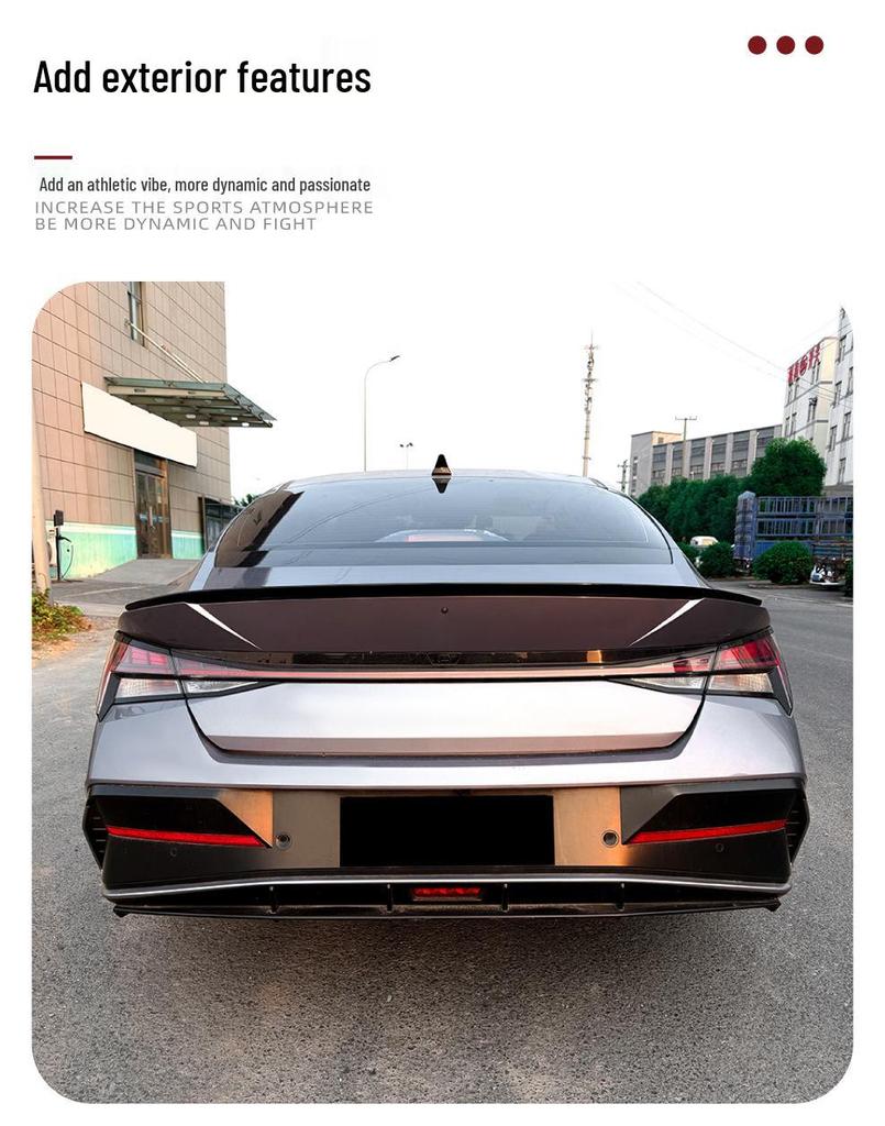 Hyundai Elantra MK7 2021+ N Line Rear Spoiler - Original Style