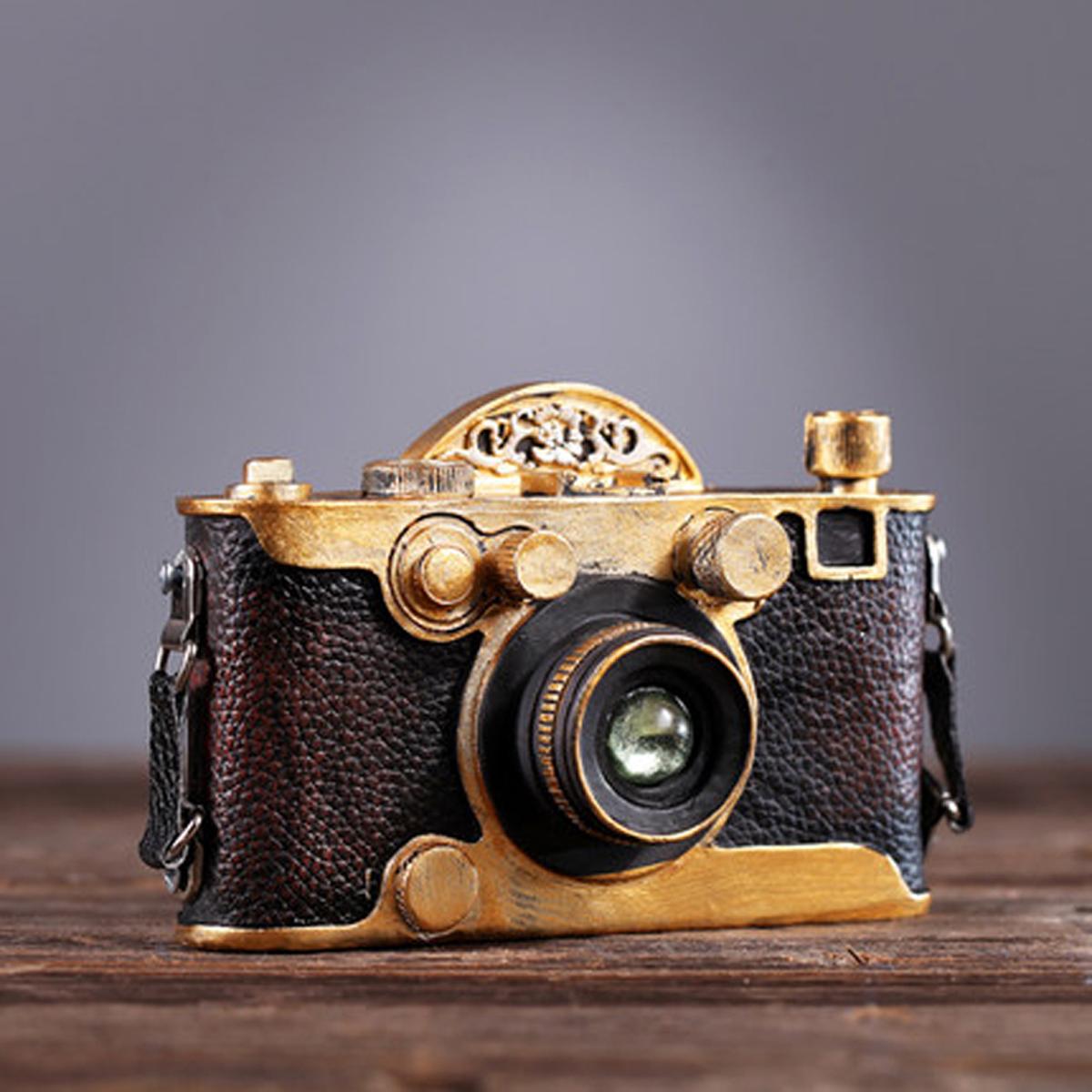 

Поделка из смолы в виде камеры, Ретро ностальгические украшения, Аксессуары для домашнего декора, Подарок из Европы