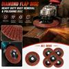Diamond Flap Grinding Wheel for Angle Grinder Heavy Duty Metal Rust Removal Polishing Disc Durable Abrasive Grinding Wheel for Industrial Use