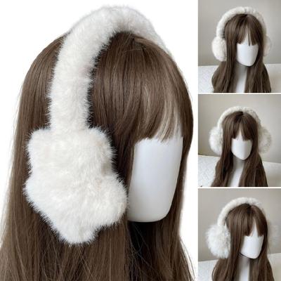 Soft Warm Plush Ear Muffs for Women Student Comfortable Ear Protectors for Winter Warmth Outdoor Sport Winter Accessory