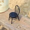 Dollhouse Miniature Chair Role Playing Pretend Toy Doll House Decoration Furniture Model for