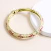 Exquisite Oil Drop Bracelet Zinc Zinc Zinc Alloy Chinese Style Bracelet Floral Bracelet  Party Jewelry
