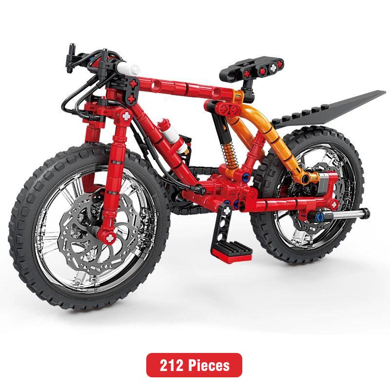 Fahrrad Bausteine Set Mechanische Bewegung Mountainbike Moc Steine Modell Spielzeug Für Kinder Erwachsene Diy Heimdeko Geburtstagsgeschenke with box