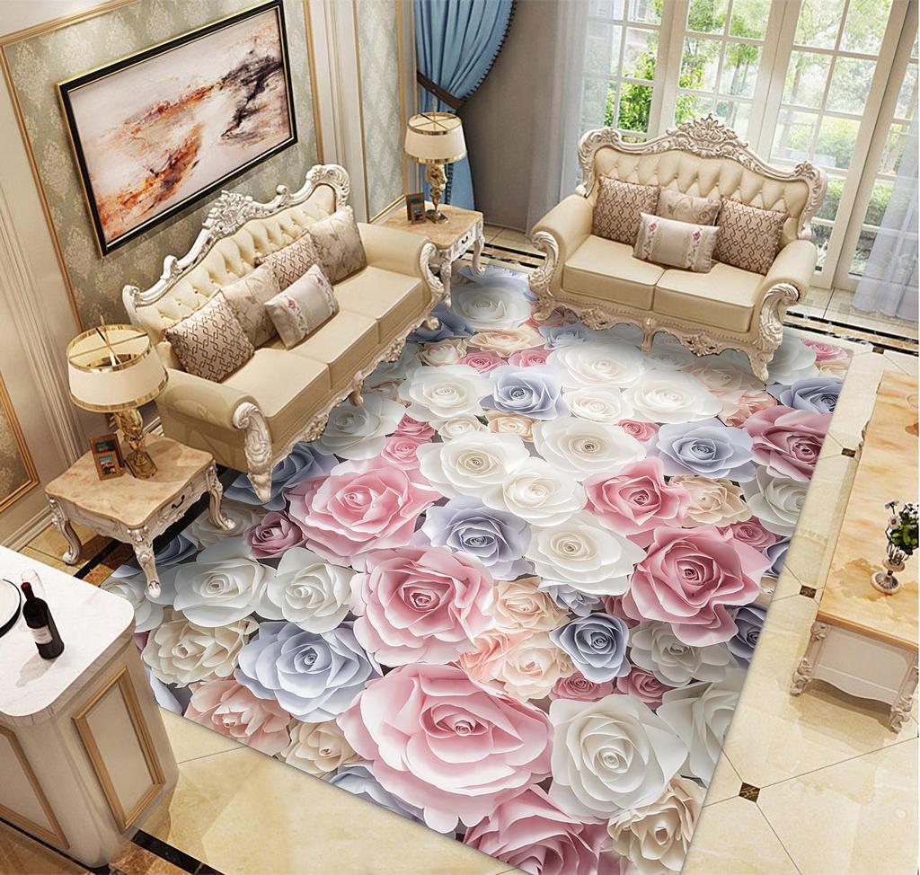 Light Luxury Carpet Kitchen Corridor Bathroom Non-slip Mat