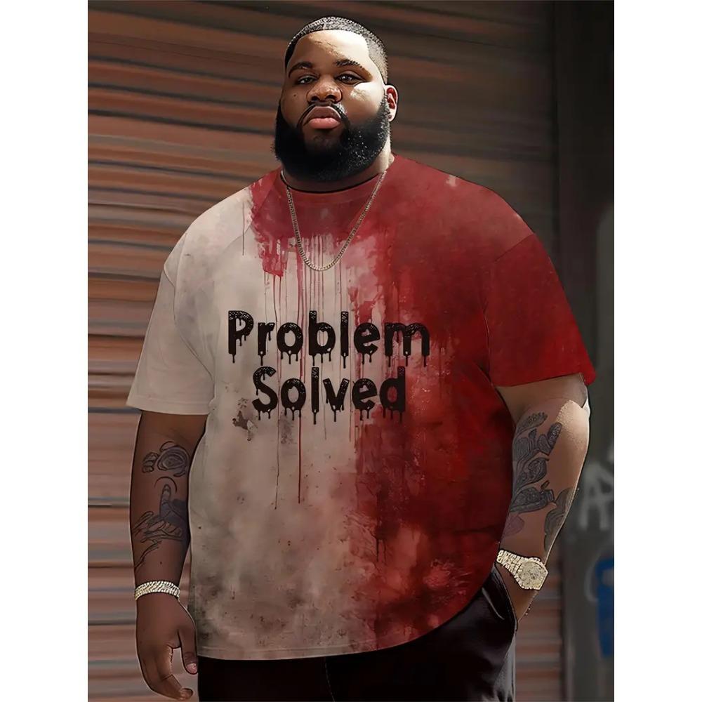 Fun Bloody Horror Pattern 3D Printed Graphic Tee Shirt Blood Street Man Tops Casual Fashion Plus Size Tees Top Women Clothing