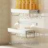 Punch-Free Multi-Functional Wall Shelf