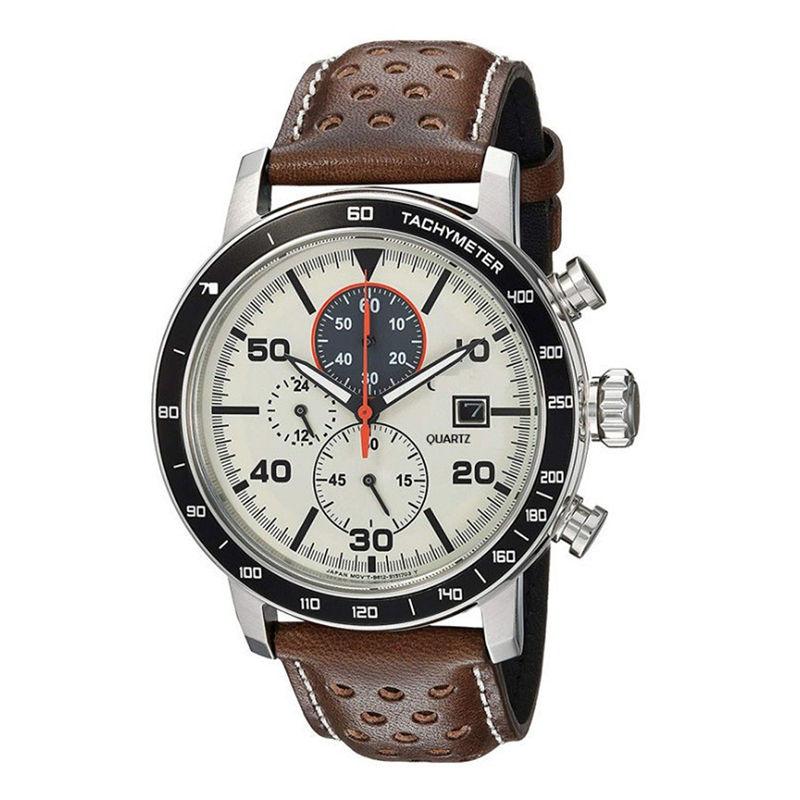 Men Fashion Luxury Watch Men's World Chronograph Business Quartz Wristwatch GZW