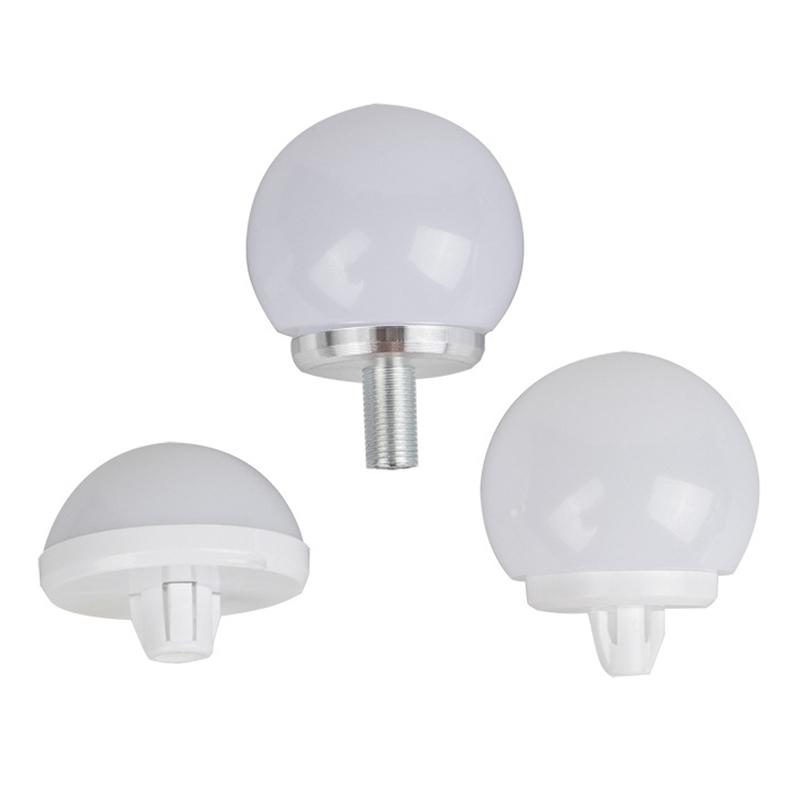 5Pcs Led Plastic Half-Bulb Bulb Makeup Mirror Bulb Plastic/Aluminum Base Shell Home Ceiling Restaurant Light Mirror Front Light