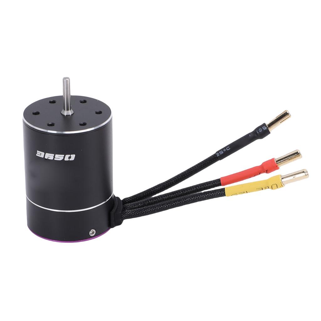 3650 4300KV Brushless Motor 3.17mm Shaft High Speed Motor for RC Car Boat Update Parts Purple Black