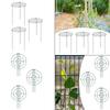 Metal Peony Support Cages Sturdy Flower Rings for Garden Safety Tomato Hydrangea Plant Support Stakes