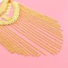 Gold Coin Veils Headband Coin Face Chain Belly Dance Jewelry Accessory Halloween Christams Cosplay Party Performances
