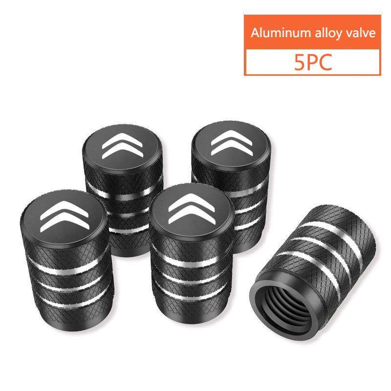 5Pcs Metal Alloy Car Wheel Tire Valve Stem Caps For Citroen C4 C3 C5 C1 C2 Berlingo C-Elysee C4-Picasso C4-Aircross Accessories alr123