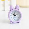 Mini rabbit head cute alarm clock student desktop bedside with keychain alarm clock