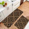 1PC Modular Flow Pattern Kitchen Rug Non-Slip Door Mat Pop Design Bathroom Rug Bath Mat Carpet for Home Sink Laundry Ecoreeree