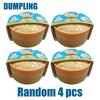 Dumpling Stress Balls Fidget Sensory Toy Simulation Food With Steamer Squeeze Dough Ball Stress Relief Hand Toy 1-5 Pcs