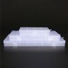 Portable Transparent Storage Box 12/28/40 Grids Plastic Clear Organizer With Cover Box For Jewelry Earrings Screw Nails Parts