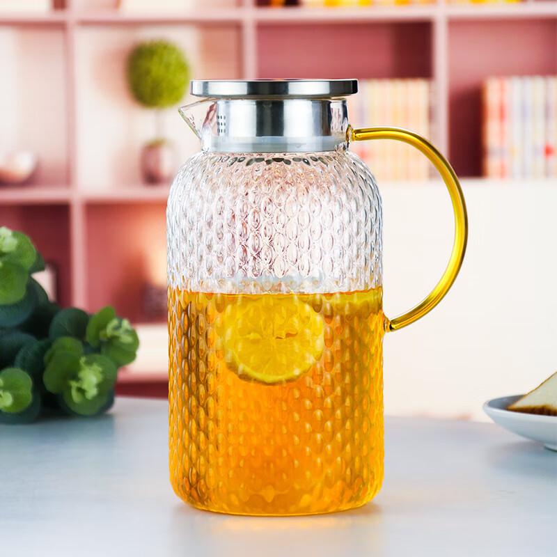 Shangqi Hammered Glass Water Pitcher