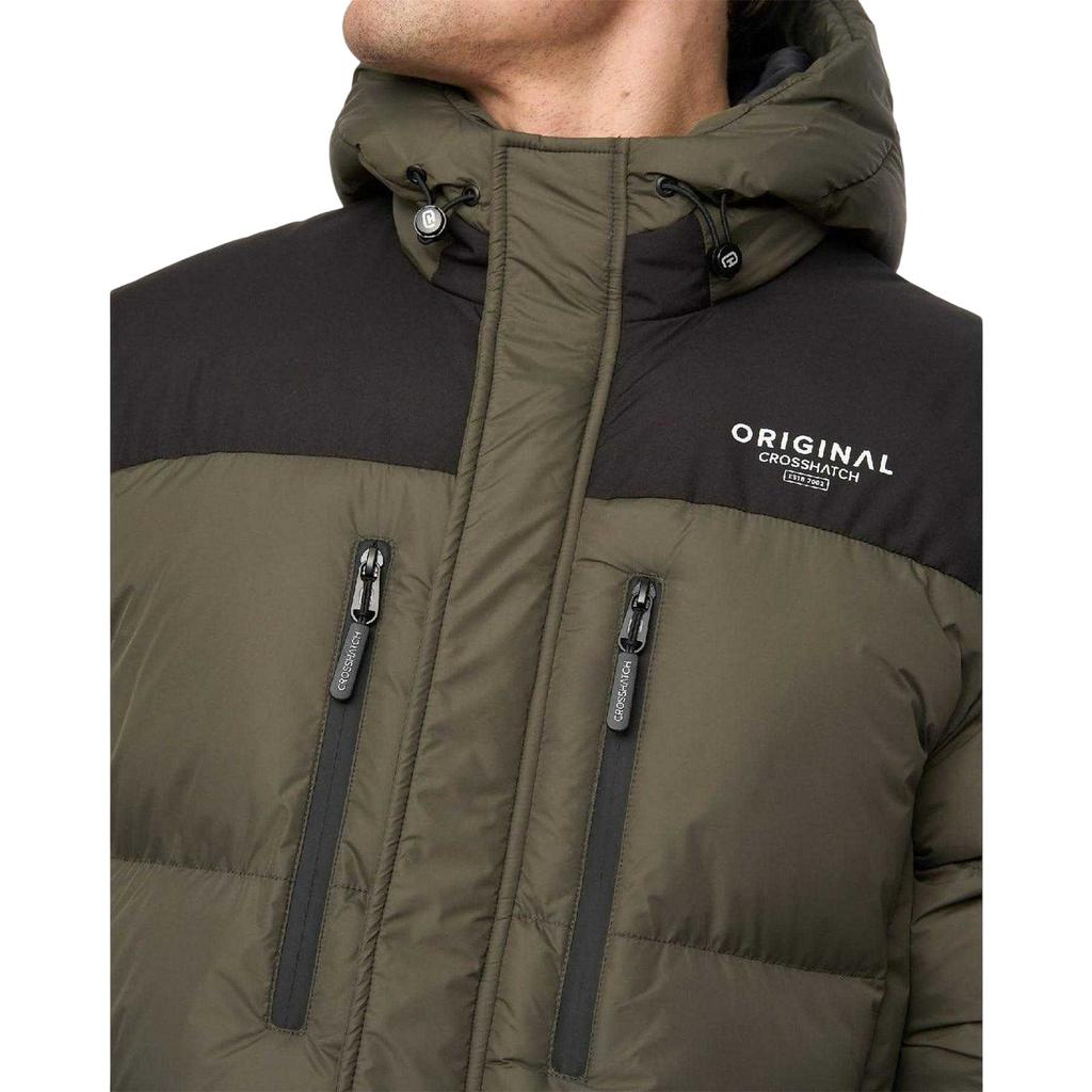 Crosshatch Mens Polyester Puffer Jacket