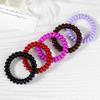 5PCS/Set Solid Color Telephone Wire Elastic Hair Bands Women Girls Cord Rubber Band Stretch Hair Accessories Headband Gum Holder
