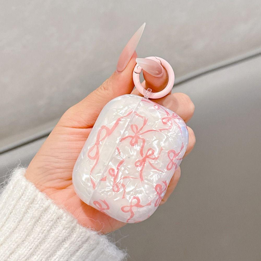 TPU Earphone Case Shell Patterned Bow Housing Shell for AirPods 1/2/3/4/Pro/Pro 2