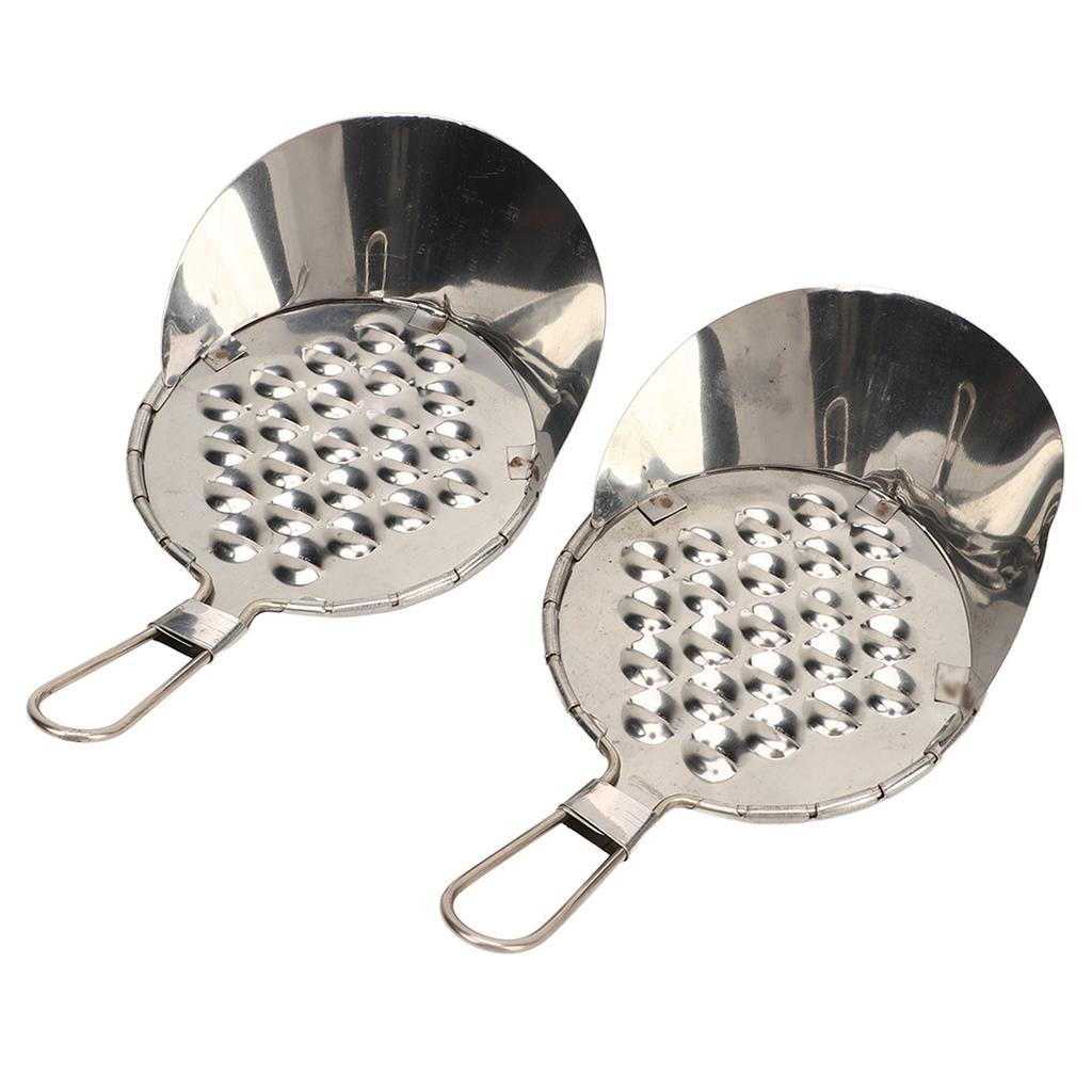 2pcs Jelly Scraping Scraper Multipurpose Manual Stainless Steel Jelly Scraping Tool for Home