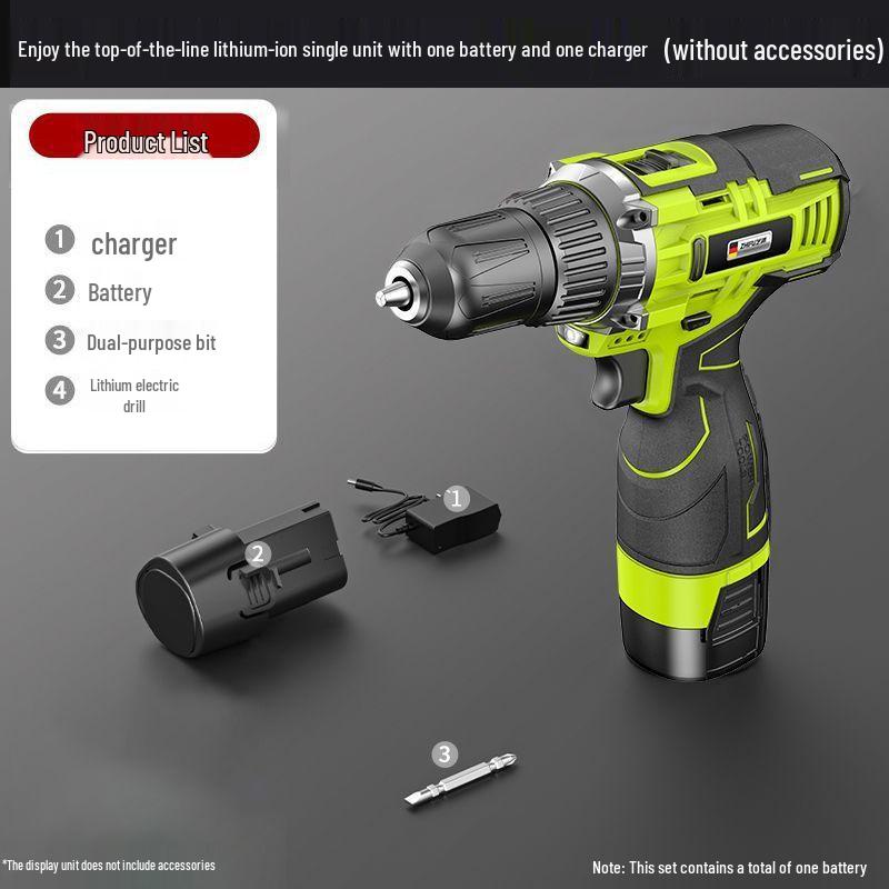 Shibaura Electric Drill & Screwdriver Home Tool Set with Lithium Battery