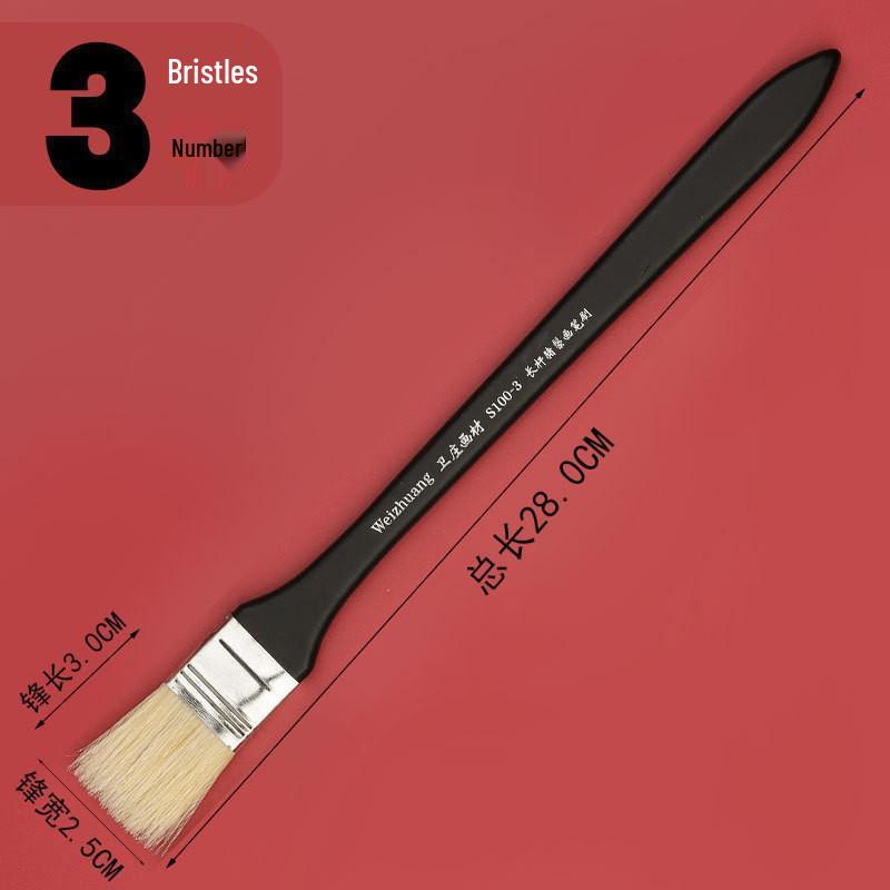 Multifunctional Nylon Brush: BBQ, Paint, Cleaning, 1-12 Plate Sizes