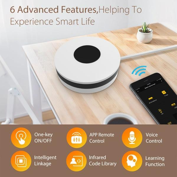 Universal WiFi Tuya Smart IR Remote Controller APP Remote Control Works With Alexa Google Home Smart Home Automation