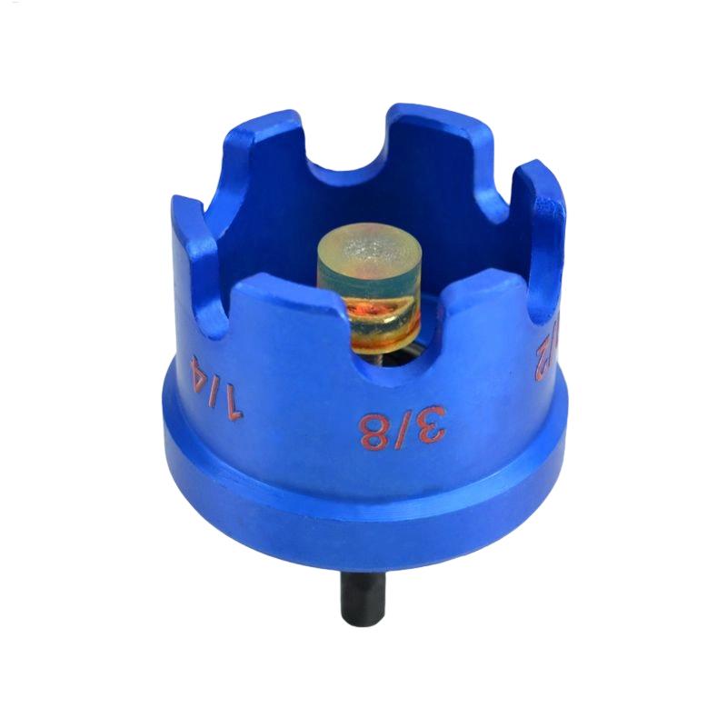 Adaptateur d'embout pour fermeture éclair et écrou pour perceuse, outil de retrait rapide de boulons, adaptateur en alliage d'aluminium pour perceuse, retrait d'écrous rouillés et arrondis