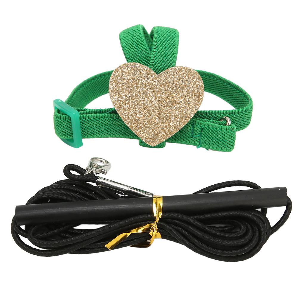 Bird Harness Leash Stretchy Adjustable Lightweight Parrot Flying Traction Rope for Budgies