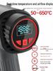 Delixi Digital High-Temp Hot Air Gun - Industrial Grade Blower for Grout, Sealing, and Baking.