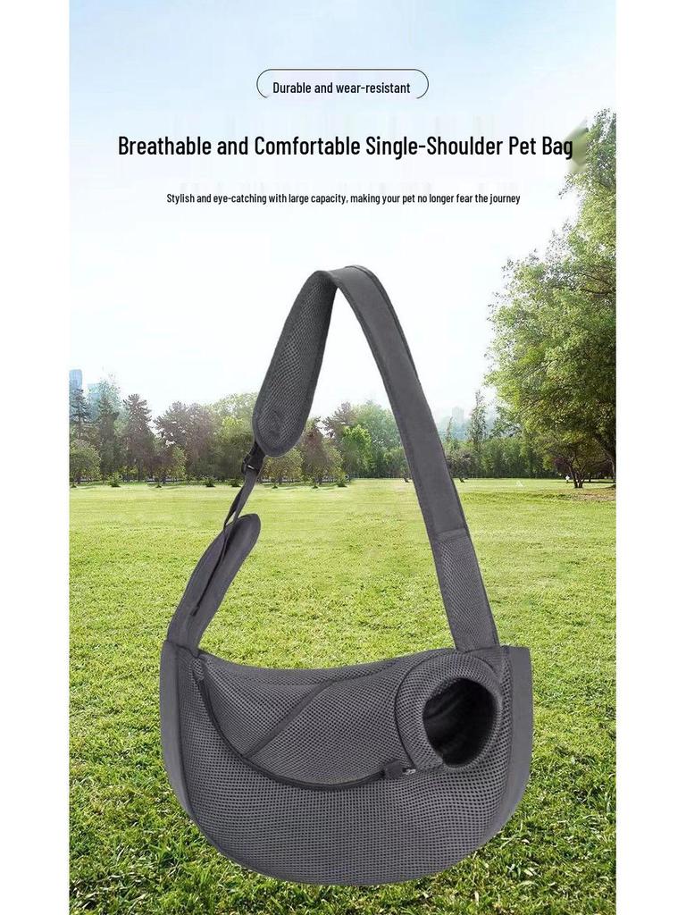 Pet Shoulder Bag for Dogs and Cats - Outing Carrier